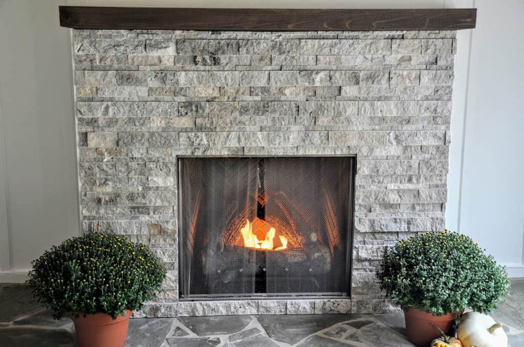 Triangular Fire Place Fireplaces - Triangle Tile & Stone